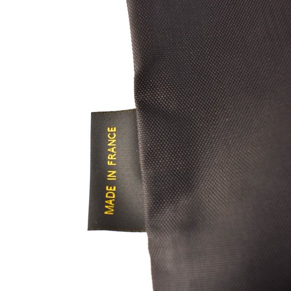 LOUIS VUITTON: Brown "LV" Logo, Long Garment Cover/Bag w/ Shoe Pouch (ow) - Picture 4 of 10